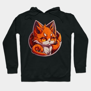 Fire Elemental Cat Hoodie